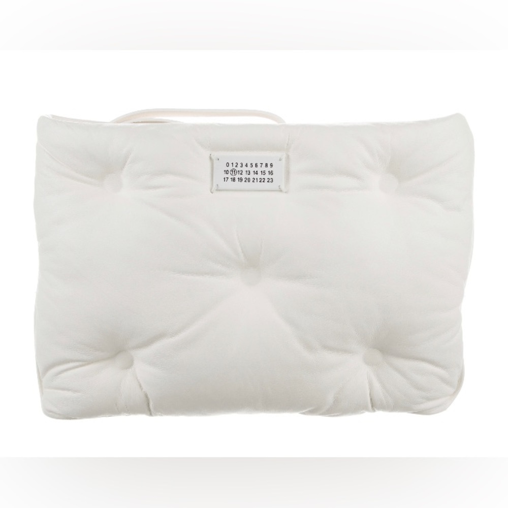 Maison Margiela Quilted Logo Clutch